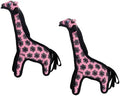 Durable Giraffe Dog Toy by TUFFY - World's Toughest Soft Playmate
