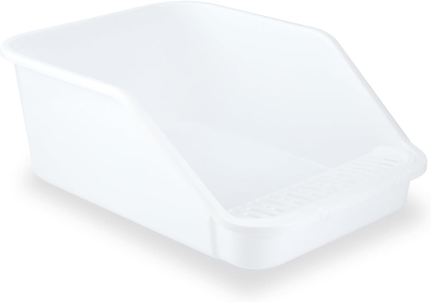 SpaceTime Large Cat Litter Box with High Sides for Easy Access