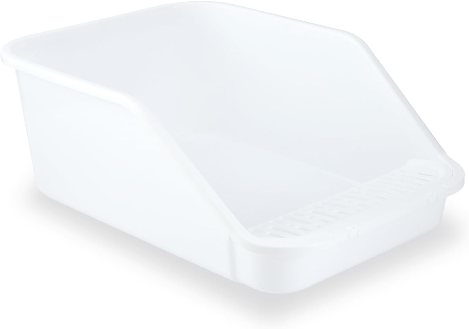 SpaceTime Large Cat Litter Box with High Sides for Easy Access