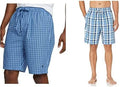 Men's Cotton Plaid Sleep Pajama Shorts - Lightweight Comfort