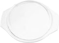 Stop Microwave Mess with 17.8cm Glass Food Cover