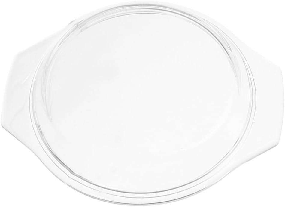 Stop Microwave Mess with 17.8cm Glass Food Cover