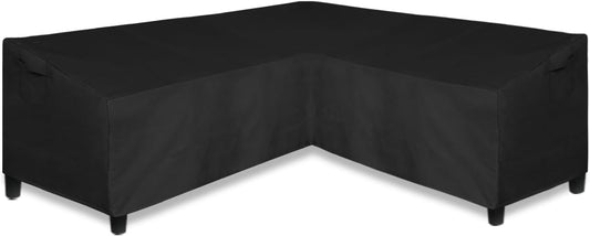Waterproof Patio V-Shaped Sectional Sofa Cover for Outdoor Use