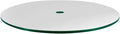 60 inch Round Glass Table Top Center Hole - Tempered Patio Table Top