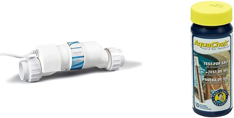 Hayward TurboCell Salt Chlorination Cell & AquaChek Test Strips