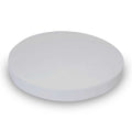 SheetWorld Baby Fitted Round Crib Sheet 42 x 42 in - Soft Silver Grey
