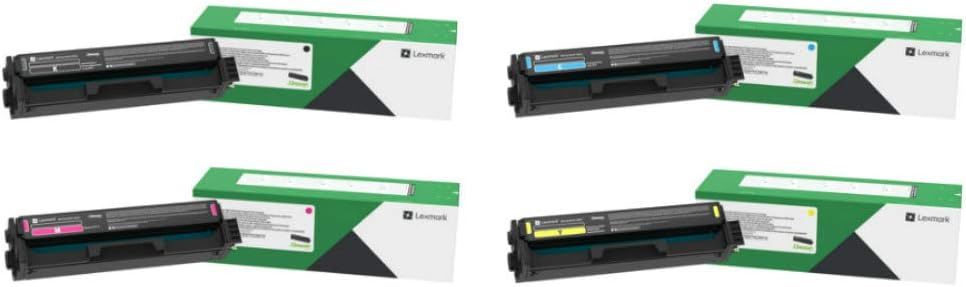 Lexmark C3210C0 C3210K0 C3210M0 C3210Y0 Toner Cartridge Set