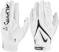 Nike Youth Superbad 6.0 Football Gloves White Black Small - Youth