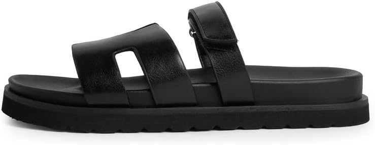 Womens Flat Sandals Open Toe Slide Sandals for Comfort and Style