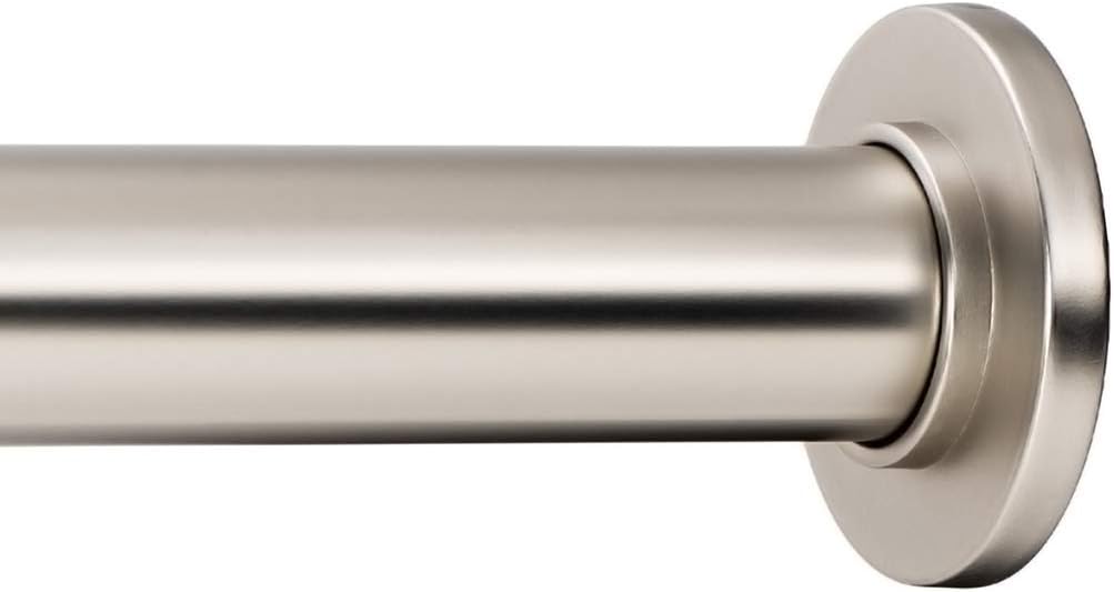 Ivilon Spring Tension Rod - Easy Install, Adjustable 24-36 Inch, Satin Nickel