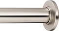 Ivilon Tension Curtain Rod 16 to 24 in - Sturdy Satin Nickel Shower