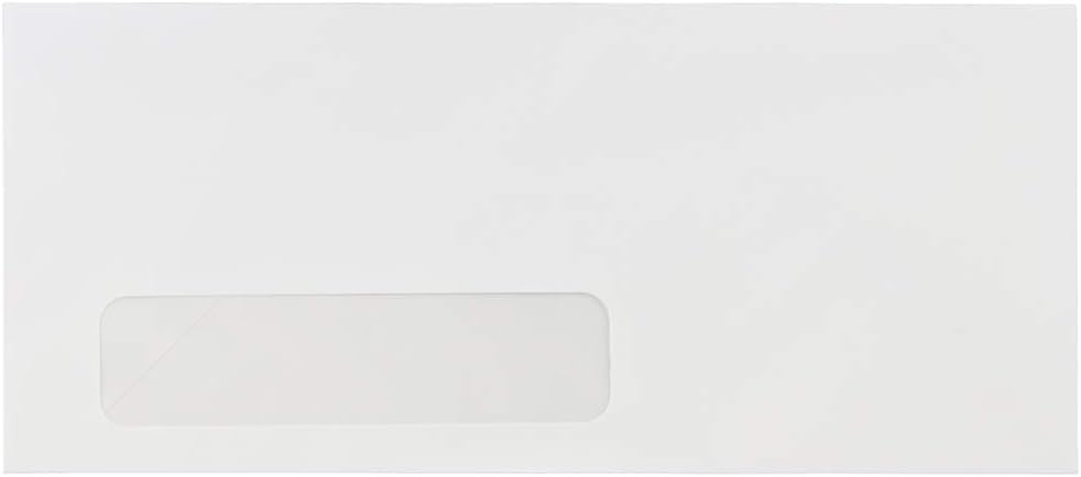 JAM PAPER #10 Business Commercial Window Envelopes - Bulk 500