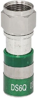 RG6 Digicon DS6Q Green Universal Coaxial Compression Connector