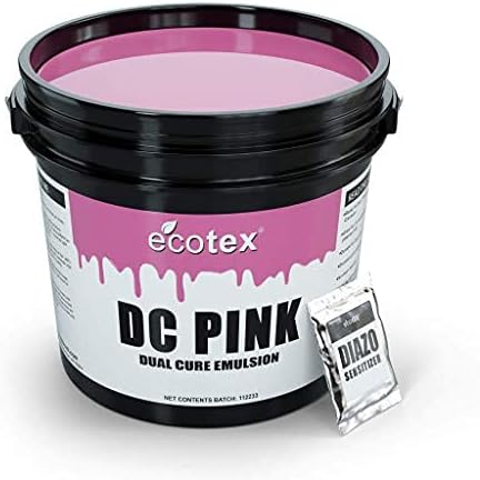 Ecotex DC Pink Screen Printing Emulsion for Durable Results