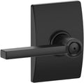 Schlage Latitude Door Lever LAT 622 CEN Matte Black - Privacy Lock