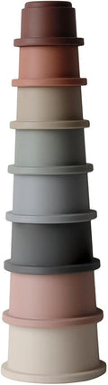 mushie Stacking Cups Toy | Made in Denmark - Developmental Stacking