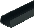 3/4 in U-Channel Plastic Edge Trim 46 in Lengths Pack of 3 - Matte