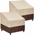 Patio Chair Covers Waterproof 600D Heavy Duty 2-Pack - Deep Seat