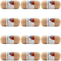 Soft Classic Solid Yarn 12 Pack - Bulk Acrylic Yarn for Blankets