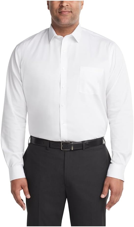 Van Heusen Men's TALL FIT Dress Shirt for Ultimate Comfort