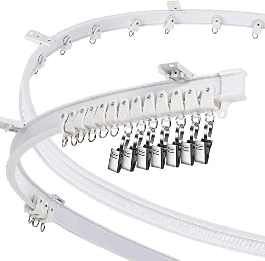 16.4ft Bendable Ceiling Curtain Track by Weideke