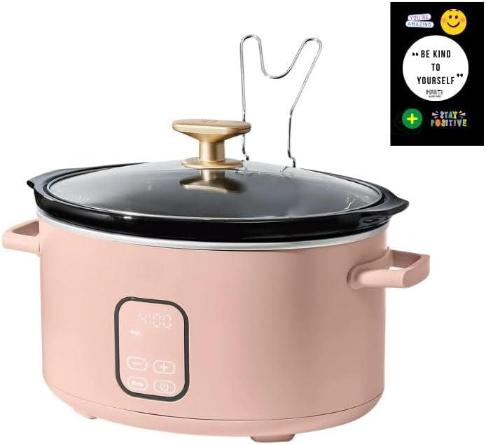Drew Barrymore Rose Slow Cooker - 6qt Capacity