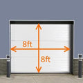 3 in Brush Seal Kit for 8 ft x 8 ft Roll-up Door - Tough Weather Seal