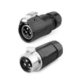 CNLINKO 3 Pin 50A Industrial Circular Connector - Rugged Waterproof