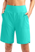 Viodia Women's 9in Long Swim Board Shorts for Beach and Pool