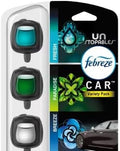 Febreze Car Vent Clips Unstopables Variety Pack - 3 Scents