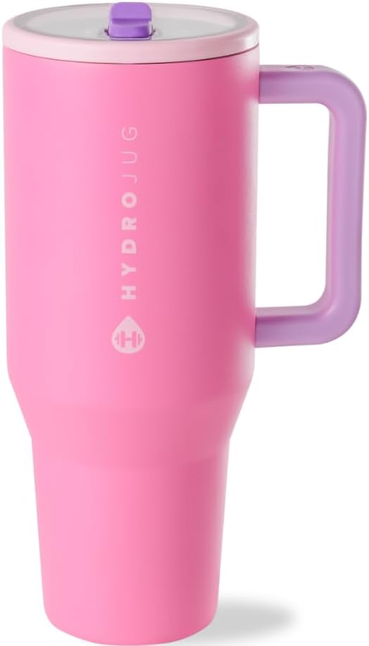 HydroJug Traveler 32 oz Water Bottle with Handle & Flip Straw