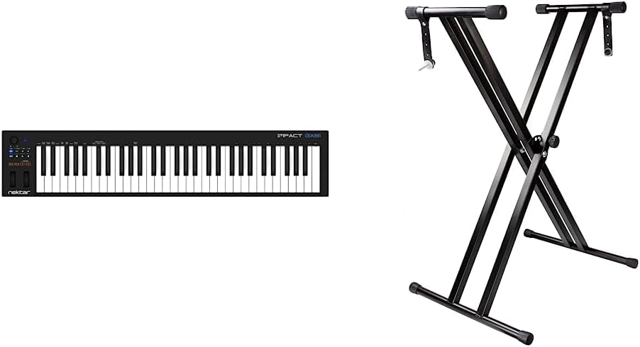 Nektar 61-Key MIDI Controller with RockJam Adjustable Stand
