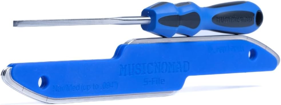 MusicNomad Diamond Coated Fret Tool Set for Guitar Techs