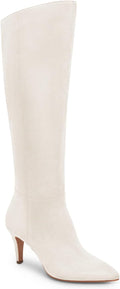 Womens Wide Calf Knee High Stiletto Boots - Versatile Comfort