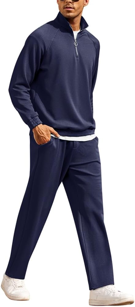 COOFANDY Men's Tracksuit Set for Athletic Running and Jogging