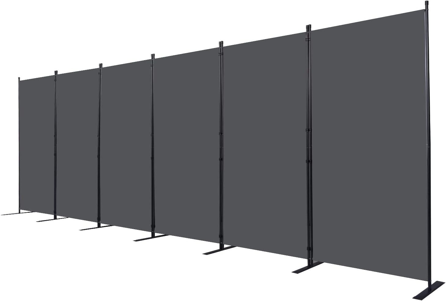 Room Divider 6 Panel Folding Privacy Screens for Versatile Use