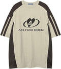 Oversized Graphic Speedway Racing Tee - Bold Contrast Streetwear