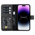 HARDISTON iPhone 15 Pro MAX Wallet Case - Detachable Magnetic Leather