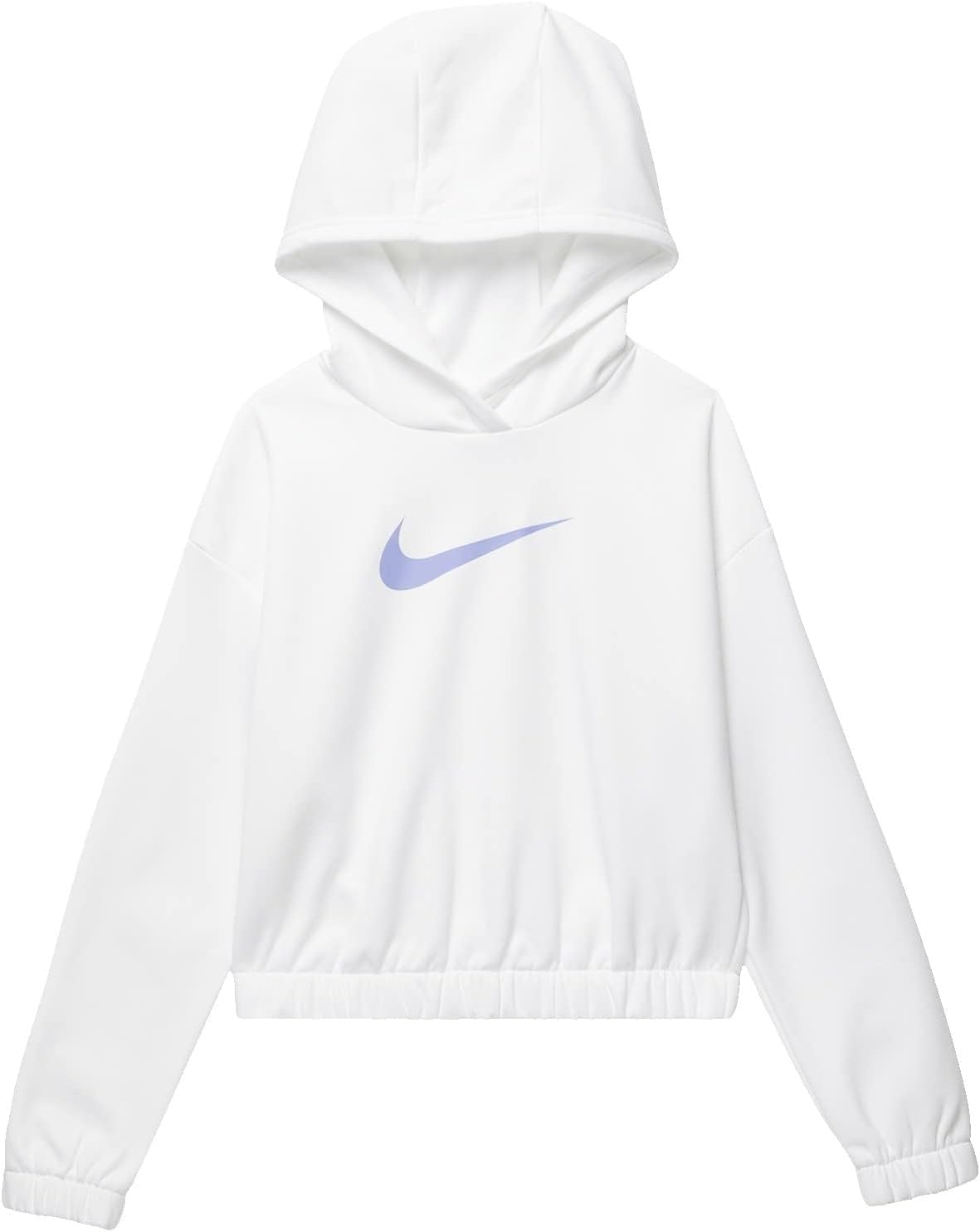Nike Girl's Therma-FIT Hoodie White SM (8 Big Kid)