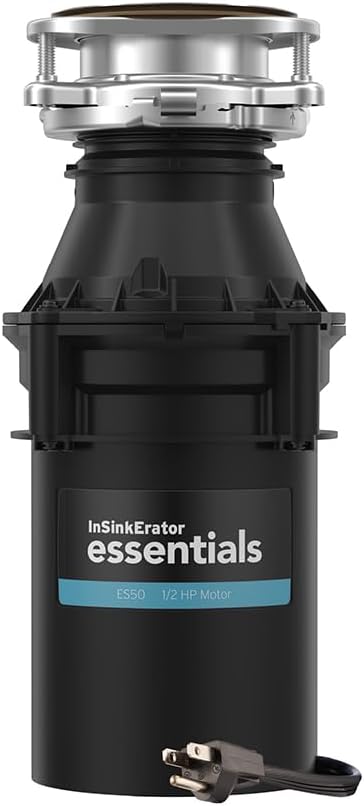 InSinkErator Essentials ES50 Kitchen Garbage Disposal with Power Cord