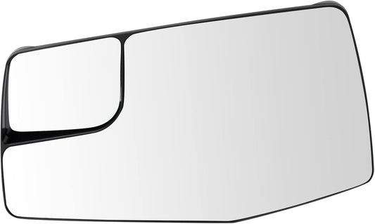 TRQ Left Mirror Glass for 2019-2021 Chevrolet Silverado 1500