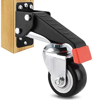 SPACEKEEPER Workbench Casters Kit 660 Lbs for Heavy Duty Use