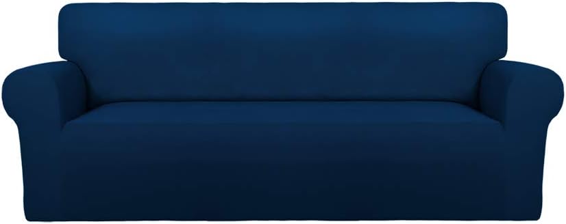 PureFit Super Stretch Sofa Slipcover for Oversized Sofas in Navy