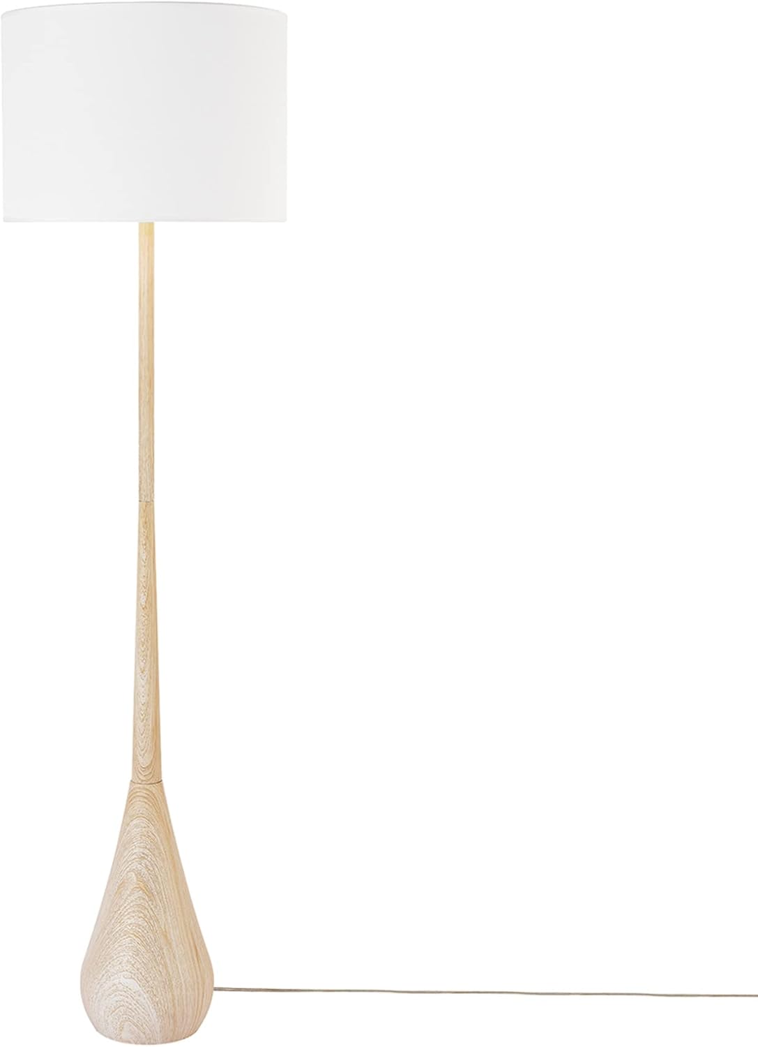 GLOBE Electric 65in Floor Lamp with Japandi Style Design