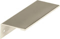Amerock Edge Pulls 3-3/4 in Center-to-Center Satin Nickel - 10 Pack