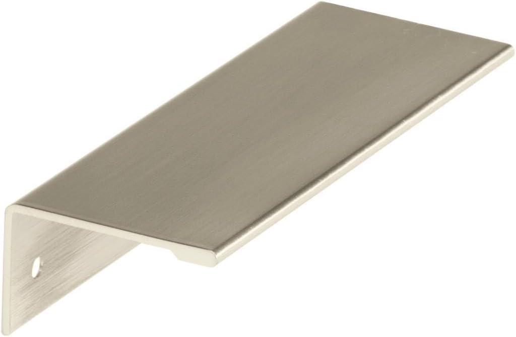 Amerock Edge Pulls 3-3/4 inch Satin Nickel Cabinet Pulls 10 Pack