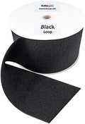 5 in Black Sew-On Loop Tape - Loop Side Only, Sold on 25 yd Rolls