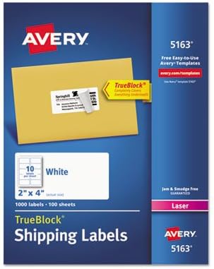 Avery 5163 Mailing Labels: Fast, Efficient Labeling!