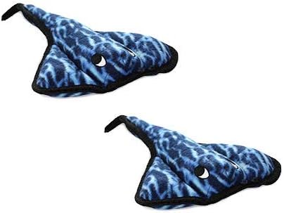 World's Tuffest Soft Dog Toy - Ocean Stingray for Playtime Fun