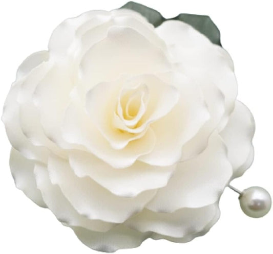 Jasmine Floral Brooch Pin for Women and Men, Handmade Gift
